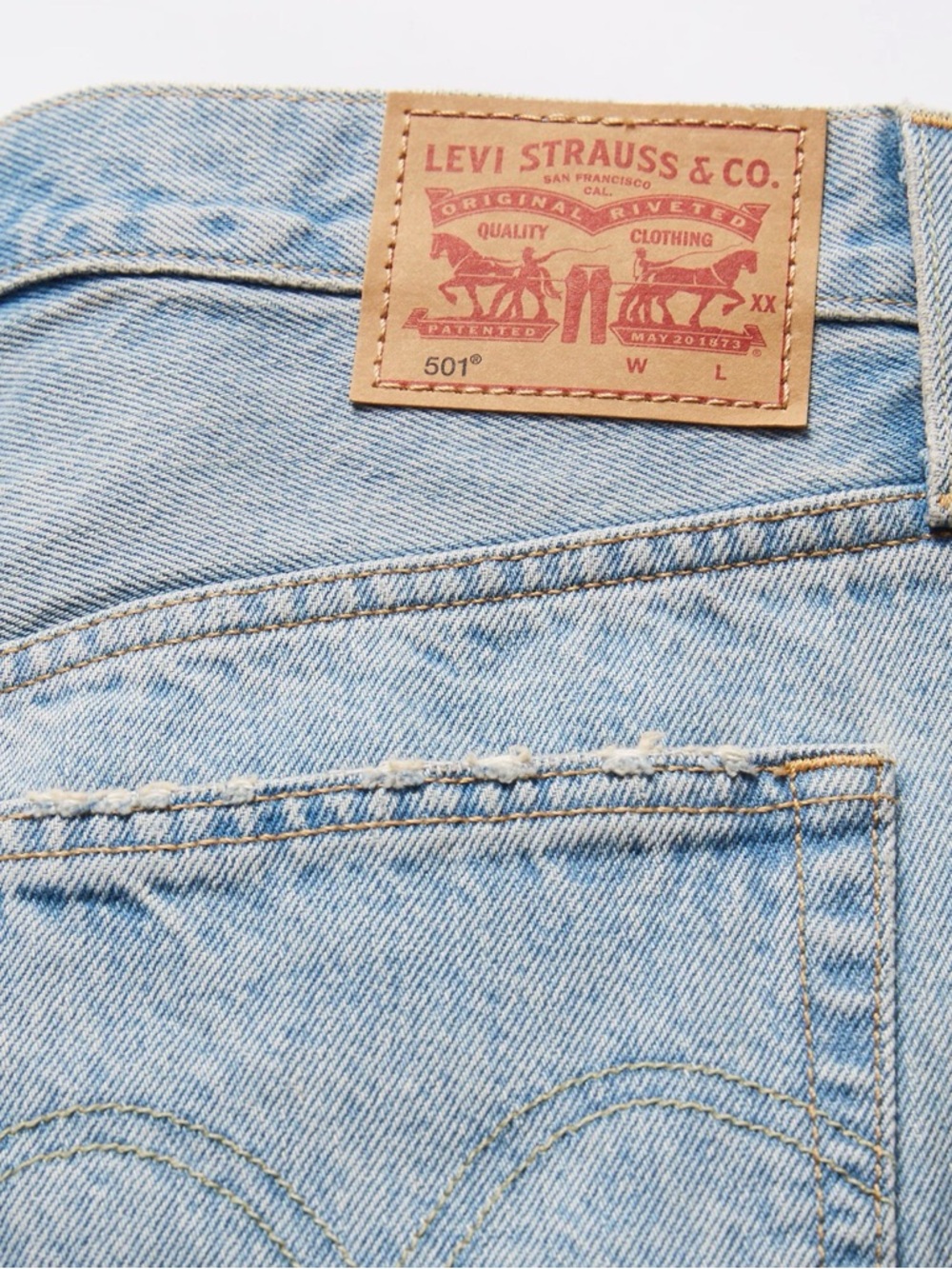 501° MID THIGH SHORTS, - Picture 10 of 10